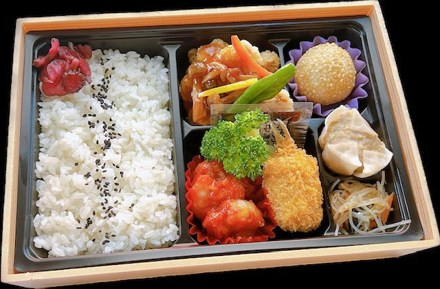 白身魚（骨なし）の甘酢餡弁当（紙箱入）
